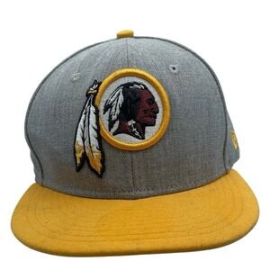 Washington Redskins / New Era 59Fifty Grey/Yellow Ball Cap NW/OTs